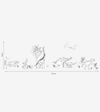 DINOSAURUS - Wallstickers - Dinosaurer og planter