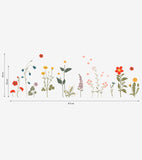WILDFLOWERS - Wallstickers - Vilde blomster