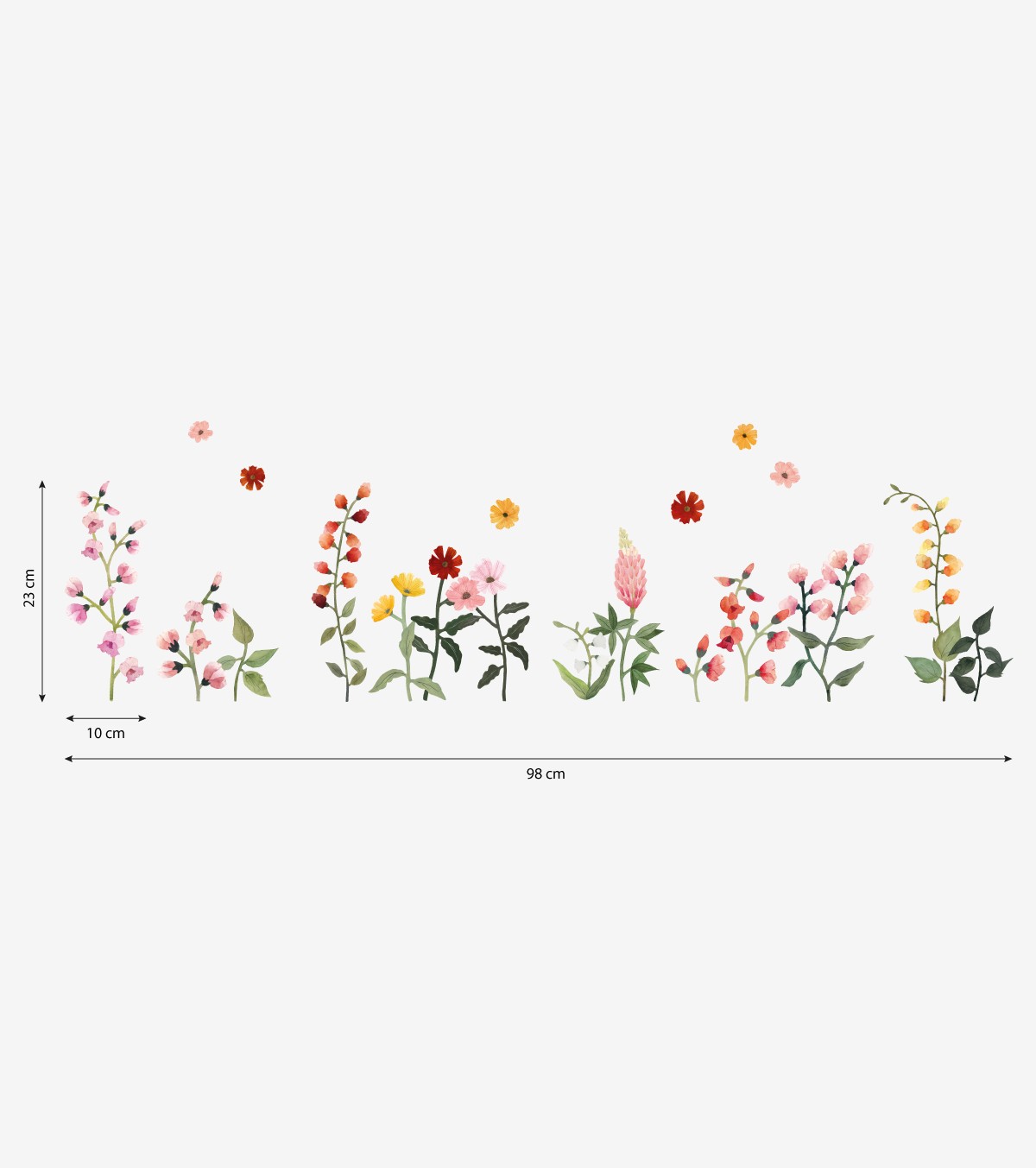 QUEYRAN - Wallstickers - Smukke blomster