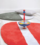 STONE - Tæpper - Pebble (rød og grå)