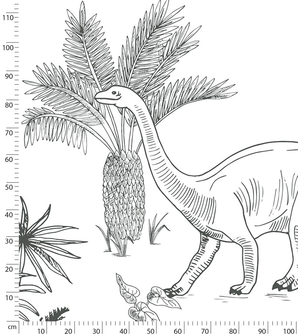 DINOSAURUS - Panoramisk tapet - Dinosaurer
