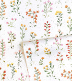 QUEYRAN - Børnetapet - Motiv af blomsterherbarium
