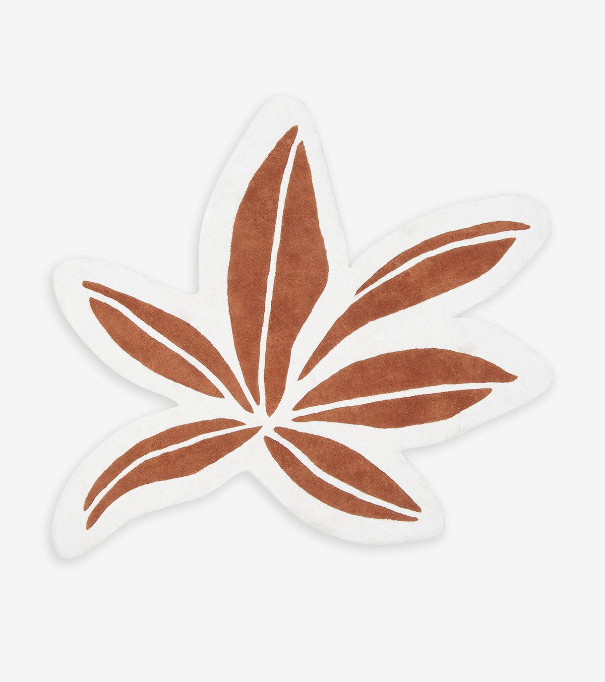 UTAN - Tæpper barn - Tropisk blad (brun)